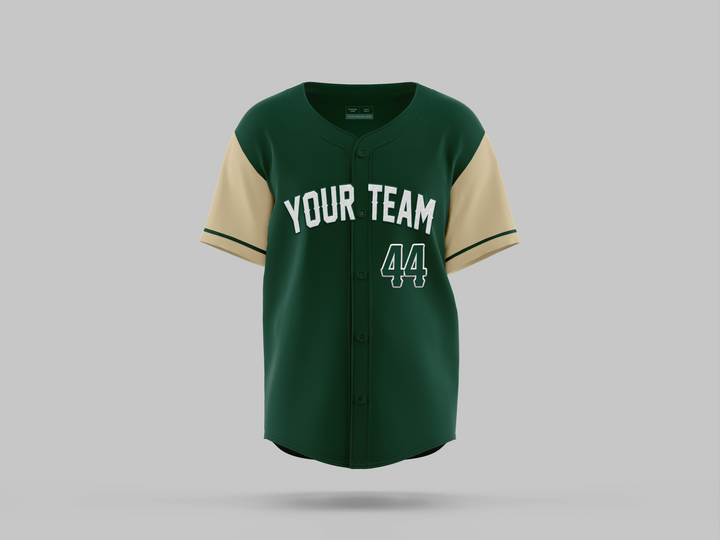 Two Tone | Full Button Baseball Jersey