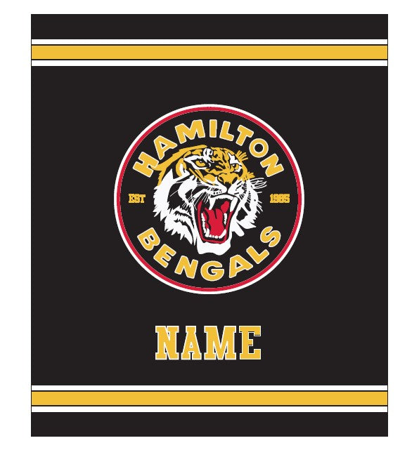 HAMILTON BENGALS SHERPA BLANKET