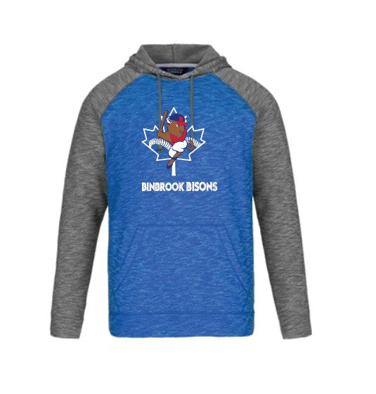 BINBROOK BASEBALL TWO TONE HOODY